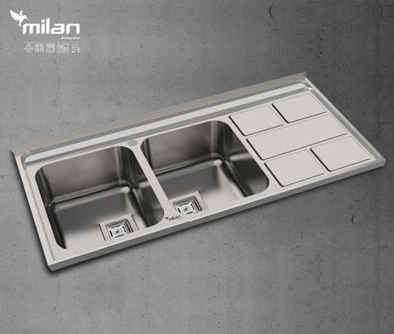 سینک 5011 روکار استیل میلان